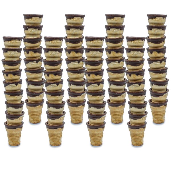 Waffel - Likörbecher | 72 Stück